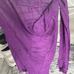 Purple scarf